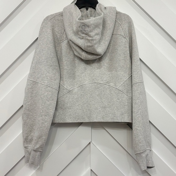 Lululemon Scuba Oversized Half Zip Hoodie In Heathered Gray Size M/L - Picture 2 of 7